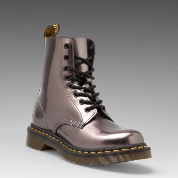 Dr. Martens Shoes - Dr. Martens 1460 Pascal Pewter Boots